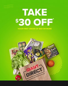 1.7K views · 49 reactions | We shop like it's our job. Just sayin'. First time user? Shop online and save $30 now. Subject to Availability. Terms & Conditions: https://giantfoodstores.com/pages/lp-GMSAVE30NOW | GIANT | Facebook