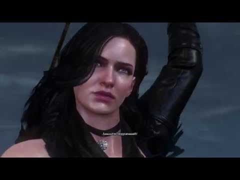 The Witcher 3: Yennefer and Geralt Love Scene. Aww so sweet!