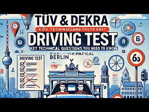 TÜV & DEKRA Driving Test: Key Technical Questions You Need to Know! Berlin Fahrprüfung practical
