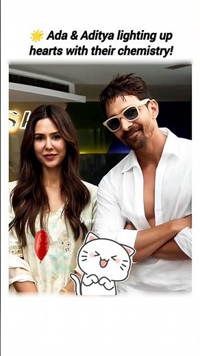 Ada & Aditya’s adorable chemistry wins hearts! 💖 #shorts #song #harshvardhan #sonambajwa