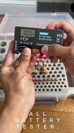 ANENG 168Max Digital Lithium Battery Tester analyzer Capacity Universal Test Checkered Load Analyzer