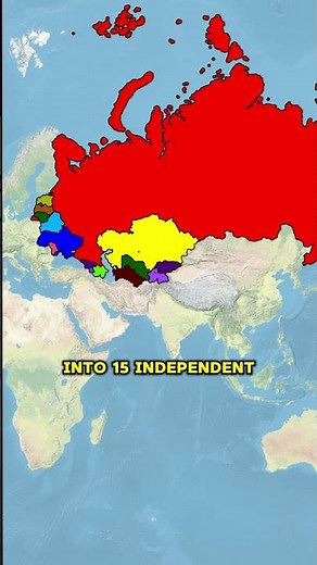The Soviet Union Split Into 15 Countries