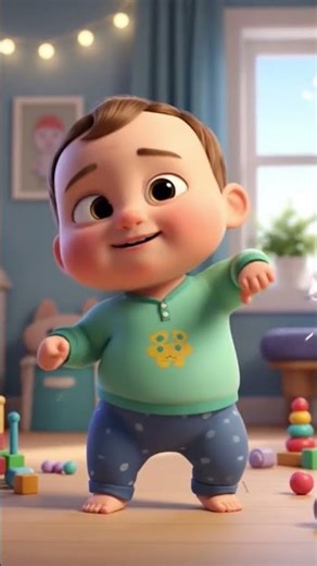 cute little baby dance dude dude dam #3danimation #DreamScreenAI