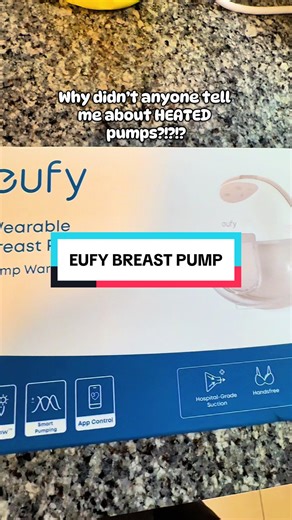 The Eufy heated wearable breast pump makes pumping easier with hands-free comfort and gentle heat to help milk flow. Perfect for busy moms on the go. 🤱✨ #pumpingmom #wearablebreastpump #eufybreastpump #momlife #breastfeedingmom