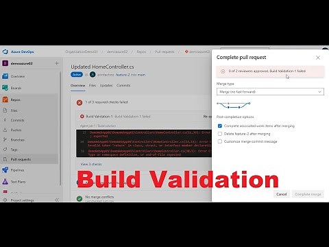 Azure Build Validation in Pull Request || Azure Devops