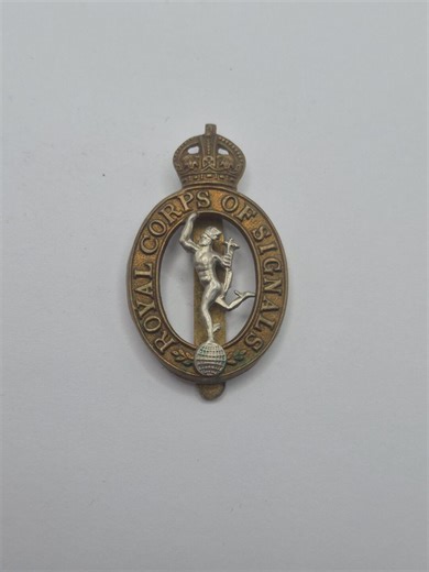 Cap Badge of the Royal Corps of Signals (R.C. of S.), Great Britain, Second World War - Etsy UK
