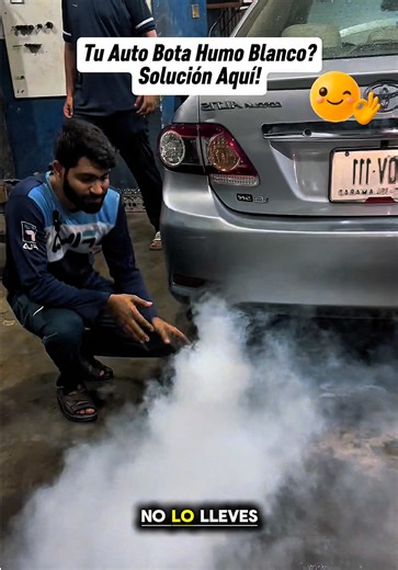Solución rápida para humo blanco en tu auto