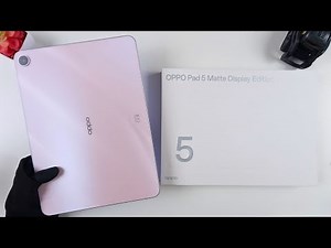 OPPO Pad 5 Matte Display Edition Unboxing | Hands-On, Antutu, Design, Unbox, Camera Test