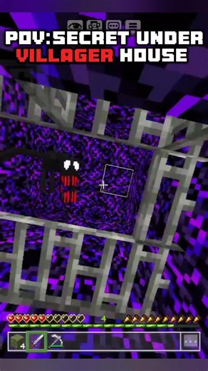 Minecraft's Darkest Secret... Do NOT Enter! 🚫 #viral #meme