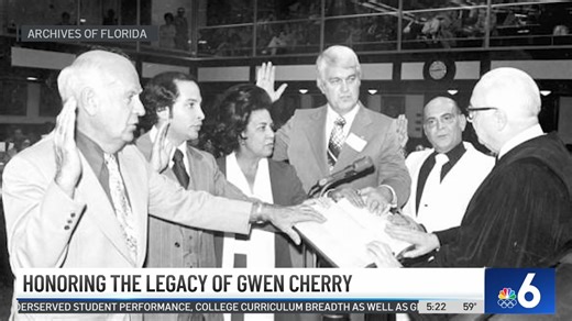 Honoring the legacy of Gwendolyn Sawyer Cherry: Gwen Cherry was a true trailblazer, dedicating herself to championing the rights of women, minorities, and the underprivileged. Thank you Miami-Dade Parks & Ashley V. Gantt, State Representative, District 109 for helping me tell her story! Click here for full story--> https://www.nbcmiami.com/news/local/honoring-the-legacy-of-gwendolyn-sawyer-cherry/3243713/ | Constance Jones