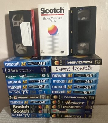 24 VHS Video Cassette Tapes Home Recordable TV Progs Job Lot Bundle Movies | eBay UK