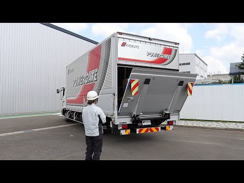 パワーゲートⓇG型(後部格納式) 作動概要紹介