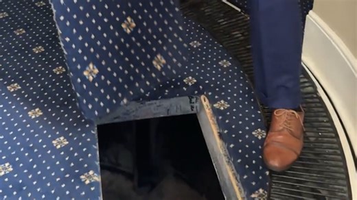 Secret tunnel under US Capitol revealed - but viewers are distracted by detail