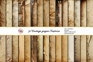 30 Vintage Paper Textures: Old Paper Backgrounds (digital Download) - Etsy