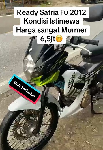 Cocok Nih buat MALAM MINGGUAN 😊😊 Satria Fu tahun 2012 #solehmotor #satriafu #motorbekaspadang #sale #malamminggu