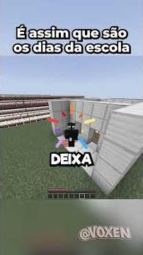 SCHOOL DAYS IN MINECRAFT 📚