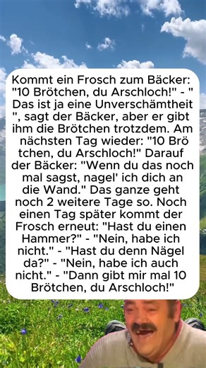 Der Frosch hat eine geniale Antwortstrategie! 😂😆