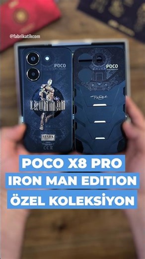 POCO X8 Pro Iron Man Edition Kutu Açılışı | Tony Stark İmzası