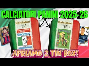 ⚽ PANINI CALCIATORI 2025-26 - CELEBRATORY TIN BOXES - Let's open 30 packets! 🤩