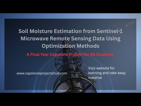 Soil Moisture Estimation from Sentinel 1 Microwave Remote Sensing Data Using Optimisation Methods