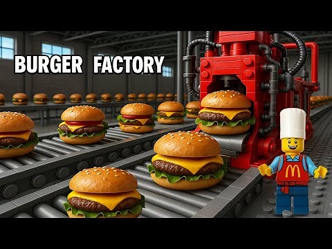 Secret Machines Inside the LEGO Burger Factory!