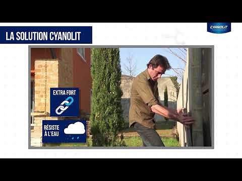 Colle pour réparer, recoller et fixer une dalle