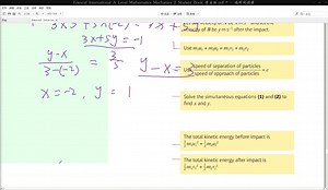 Edexcel IAL Alevel 进阶数学 m2-chapter 5 part 2 & chapter 6