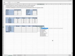 Ejemplo Solver Costo mínimo Excel