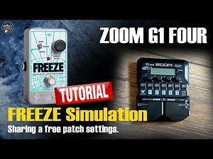 ZOOM G1 Four FREEZE Simulation - Worship using JOYO Multimode Volume Wha