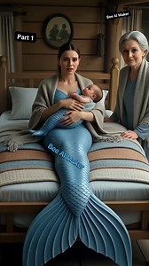 409K views · 14K reactions |  An old lady helped a pregnant mermaid give birth… now it’s time to go back to the sea. Will she let her? 隆‍♀️✨ Part 2 coming…  #mermaid #AI #aiart #aiartwork #reelsviralシ #fypシ゚ #reelschallenge #story | Bee AI Maker | Facebook
