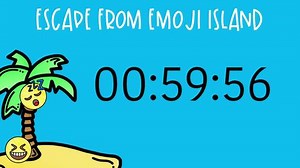 Escape From Emoji Island Countdown Timer (Digital Escape Room)