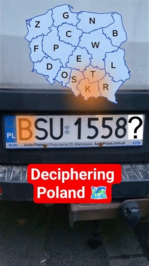 Polish Numberplates Explained 🚗🗺️