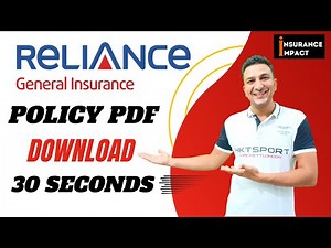 How to Download Reliance General Insurance Policy | Reliance General Insurance Policy Copy Download