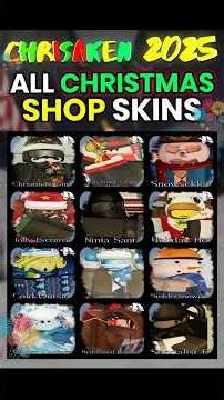 ALL CHRISTMAS SHOP SKINS! CHRISAKEN 2025 | Forsaken