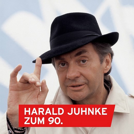 Seine Definition von Glück? - "Keine Termine und leicht einen sitzen." Heute wäre Harald Juhnke 90 Jahre alt geworden. | rbb24