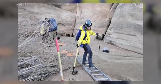 TALAT: QUICKSAND TRAPS HIKER FOR HOURS