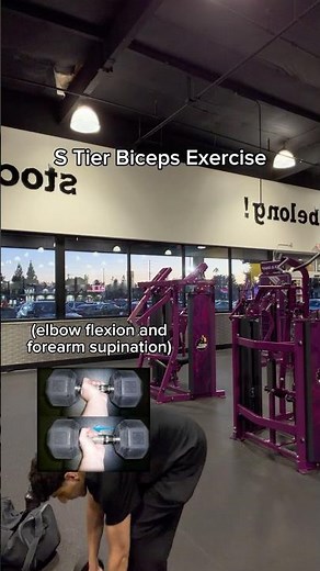 Biceps have another function that no one talks about which is forearm supination #biceps #gym