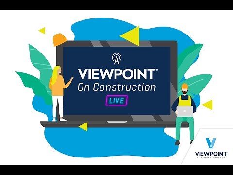 A Viewpoint On Construction Live - Episode 5 - Connecting Your Operations & The Back Office