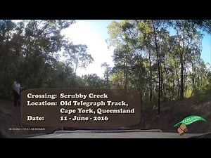 Crossing “Scrubby Creek”, Old Telegraph Track, Cape York Peninsula, QLD, Australia