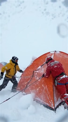 Buried Alive at Base Camp: Clearing the Himalayan Blizzard!