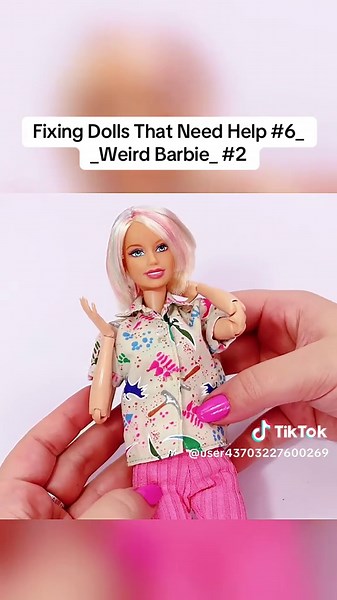 Fixing Dolls That Need Help #6_ _Weird Barbie_ #2 #fixing #doll #weird | Dolls