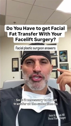 Does a facelift NEED fat transfer to look natural?