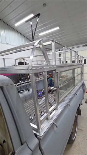 Vintage Camper ready for lift system! #camper #build #retro #vintage #oldschool #datsun #travel #620