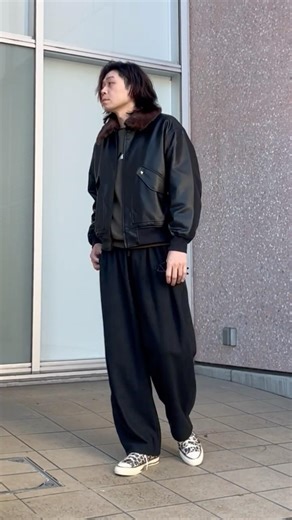 GUのフライトジャケットを使ったコーデ【ウォームパデッドフライトジャケット】【Today's Outfit】#shorts #fashion #GU