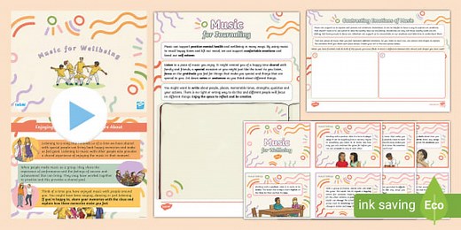 Music for Wellbeing KS2 Mindful Moments Activity Pack