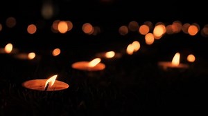 Memorial Day Candles Commemorative Candles Lit Stock Footage Video (100% Royalty-free) 1082570920 | Shutterstock