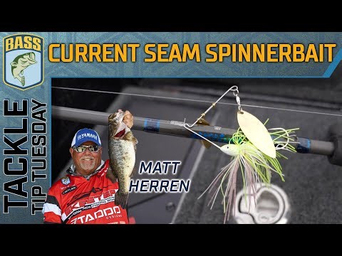 Washing a Spinnerbait through Current Seams