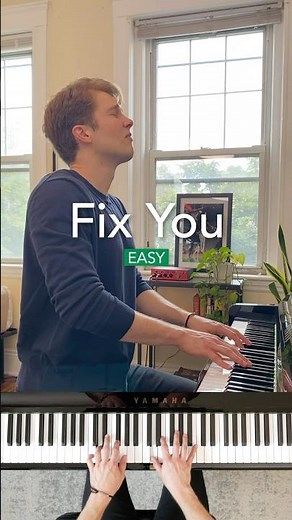 Coldplay - Fix You | EASY Piano Tutorial 🎹