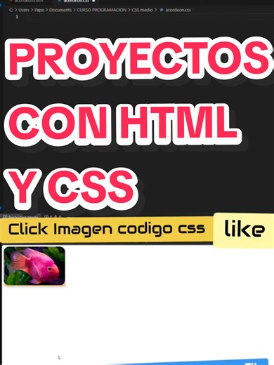 PROYECTOS con html y css #html #htmlcss