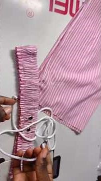 Elastic Waistband with Eyelet + Drawstring | Beginner-Friendly Shorts Tutorial Teaser #sewingclass